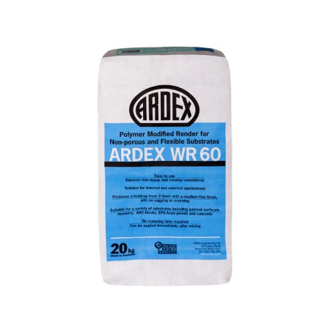 ARDEX WR 60 POLYMER MODIFIED RENDER - 20 KG 